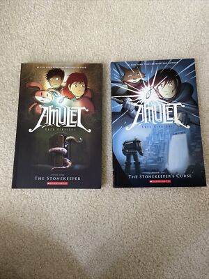 Kazu Kibuishi Amulet Books: The Stone Keeper and The Stone Keepers Curse