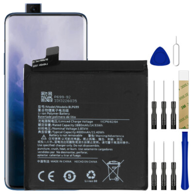 For OnePlus 7 Pro 5G 1+7 PRO GM1911 Replacement BLP699 Battery TOOL