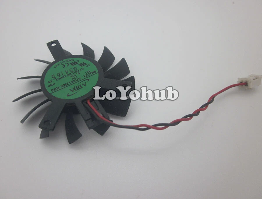 ATI graphics card fan ADDA AD0512MX-RB0 12V 0.1A RSL4510B1 - Image 2 of 4