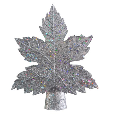 LED Christmas Tree Topper Gold/Silver Snowflake Star Lighted  Decoration