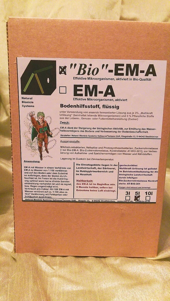 "Bio"-EM-A, EMA, Effektive Mikroorganismen, 0,5l - 10l, Bodenhilfsstoff,biolog. - Bild 3 von 4