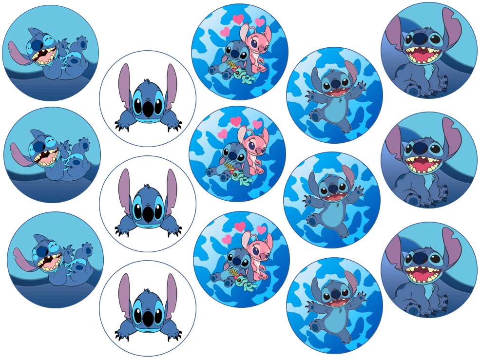 stitch-cupcake-topper-stitch-topper-party-decor-stitch-stitch-themed