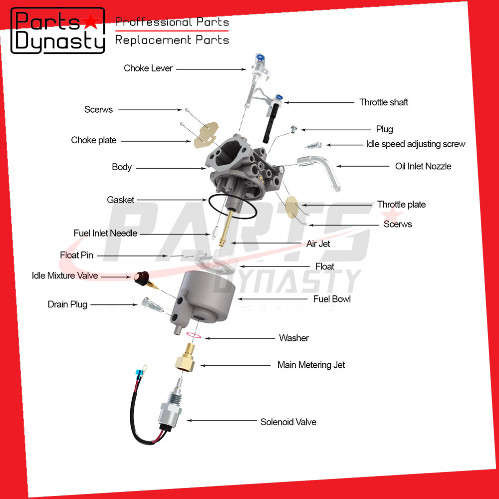 Carburetor Replacement fit Cummins Onan Microquiet 4000W 4KYFA26100 KP