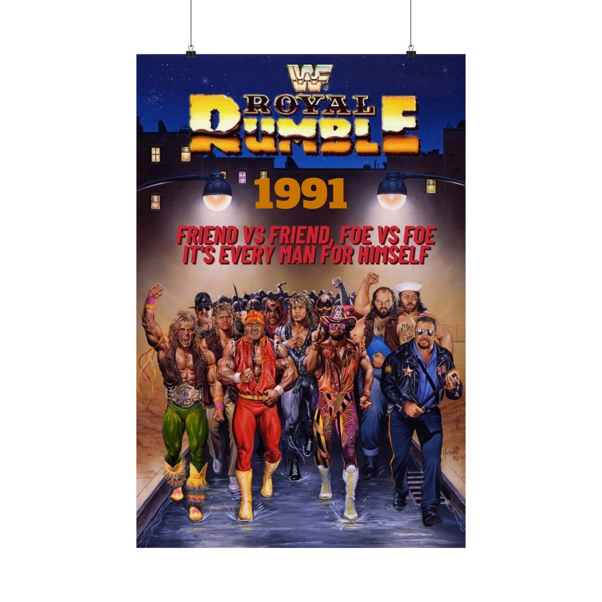 Old school WWF Royal Rumble Poster