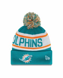 nfl new era biggest fan redux knit beanie with pom