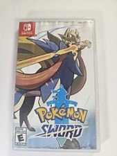 Pokemon Sword Nintendo Switch, 2019 Case Only - NO GAME water damaged