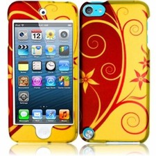 HR Wireless iPod touch 5 Rubberized Design Protective Cover Elegant Swirl 