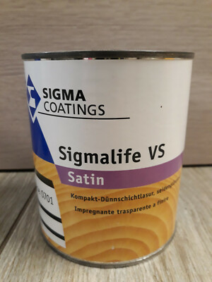 Sigma VS Satin Holzlasur 2,5L Dünnschicht-Lasur Lasur Holzschutz (S423)
