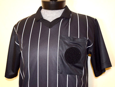 High Five Sportswear Small Referee Shirt Uniform Game Black White Striped