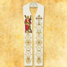 Embroidered stole "St. Andrew"