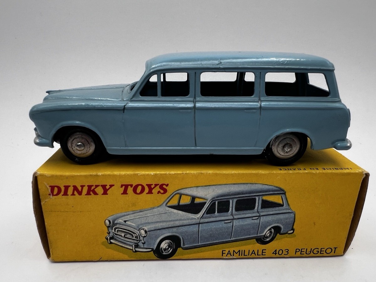Dinky Toys Peugeot 403 Familiale – 1/43, Bleue, état Très Bon