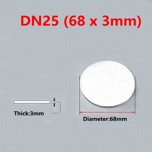 EPTFE Solid Discs Flat Round Pad Sealing Expanded PTFE Dia 45mm-375mm Thick 3mm - Picture 39 of 50