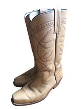 Vintage Men's Frye Western Cowboy Boots Size 10 D Banana Campus 2242 Made in USA
