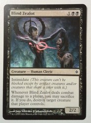 Blind Zealot #52 New Phyrexia Magic: The Gathering