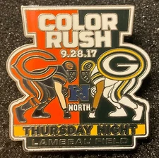 Green Bay Packers vs Chicago Bears 2017 Game Day  Collector Pin Lambeau Field