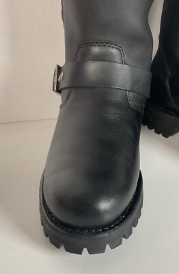 USA⭐️red wing 8806 lether harness boots Red Wing Motorcycle Harness Boots | Side Zip | Men's 7 | Women's