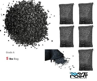 WAVE POINT Premium Activated Carbon Media Bag 5/10/15/20/55lb Aquarium Fish Pond Air Filter