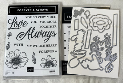 Stampin Up Stamp Set Forever & Always & Always Coordinating Dies | eBay