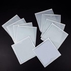 2x Self Adhesive Backed Windscreen Ticket Card Holder Parking Permit 105 X 105mm