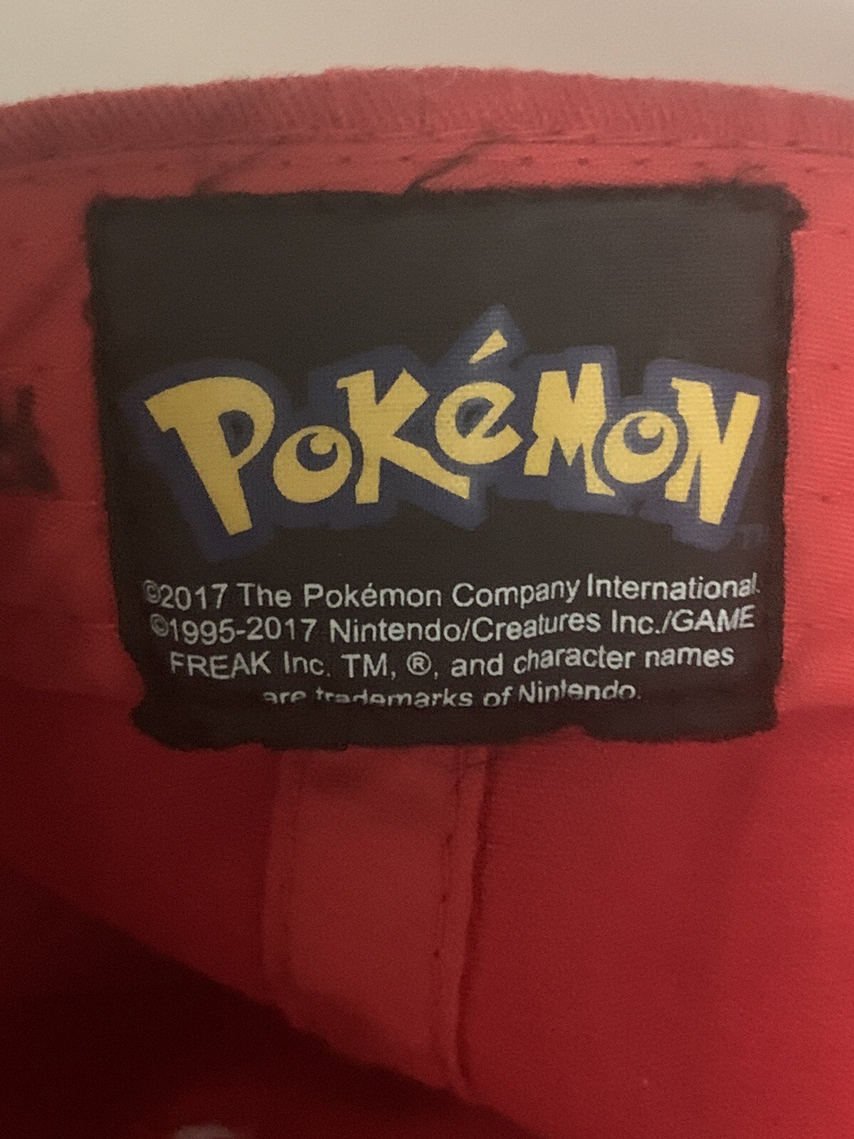 PICKACHU HAT CAP ADJUSTABLE STRAPBACK LEATHER RED… - image 11