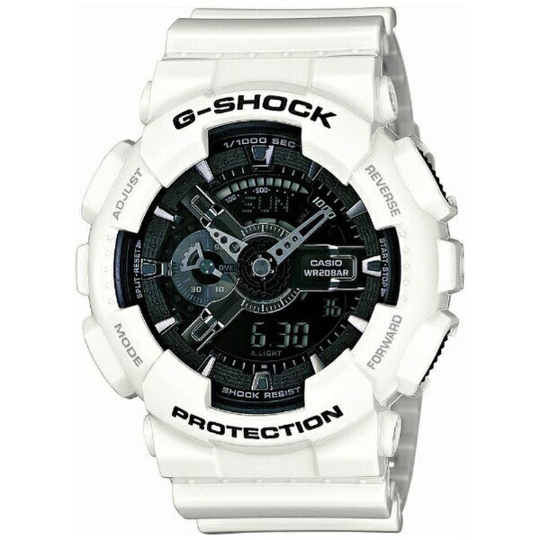 CASIO G-SHOCK GA-110GW-7AJF White Black Men