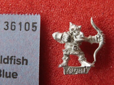 Games Workshop Warhammer Goblin MB04 Marauder Goblins Gobbos with Bow Archer 90
