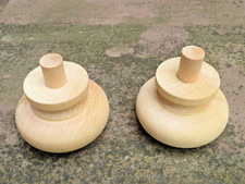 Furniture feet, turned to old original.