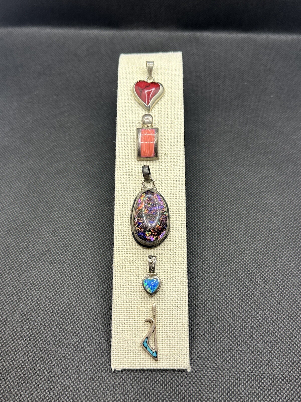 Lot of 5 Sterling Silver Pendants eBay