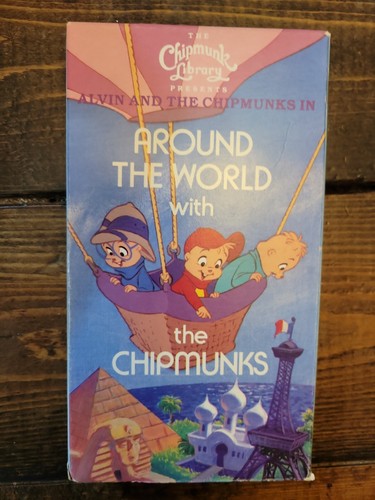 Around The World With The Chipmunks VHS Tape Alvin And The Chipmunk