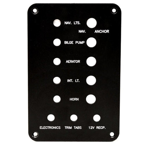 Ranger Boat Switch Panel Blank 7202507 7 1/4 X 4 3/4 Inch Black eBay