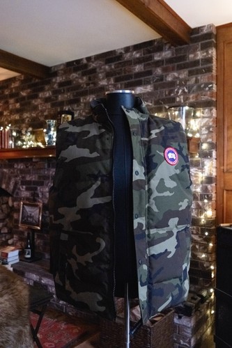 mens canada goose vest xl RARE camouflage release eBay