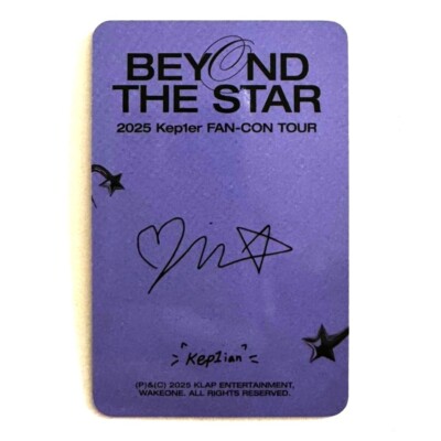 Kep1er 2025 FAN-CON TOUR BEYOND THE STAR Official photocard | eBay