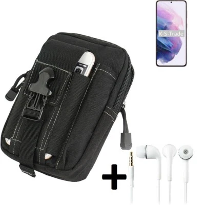 Pour Samsung Galaxy S21+ 5G SD888 sac ceinture + CASQUE Étui Holster bag pouch - Photo 1/4
