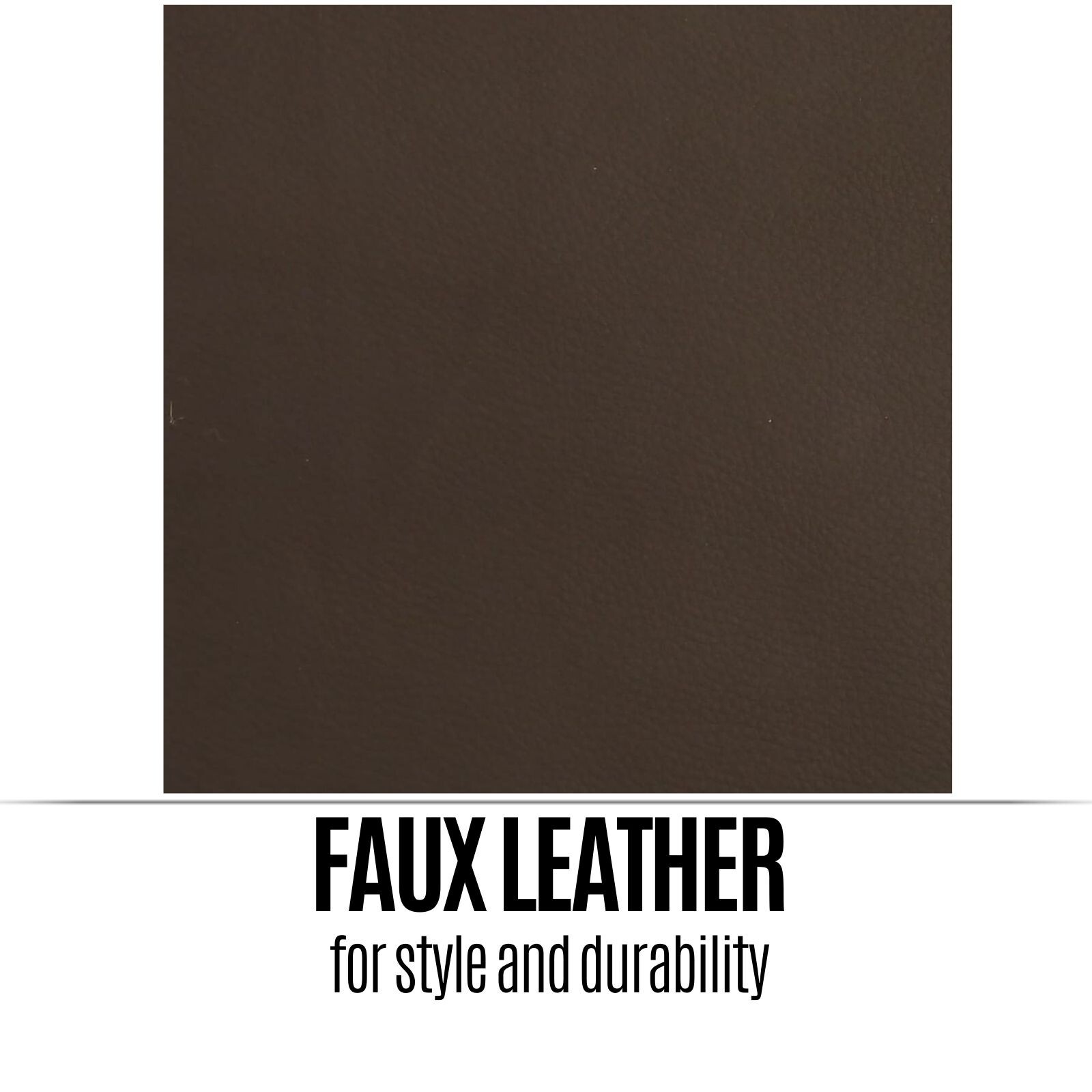 Sofa Bed 2Seater Daybed Convertible Sleeper Sofa Brown Faux Leather