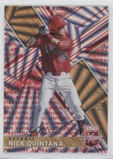 2019 Panini Elite Extra Edition Aspirations Red 79/150 Nick Quintana #47 s3g