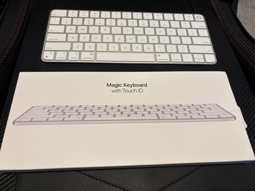 Genuine Apple Magic Keyboard w/ Touch ID White / Silver A2449 MK293LL/A