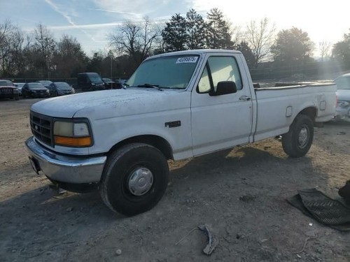 White Driver Left Fender Front From 8501 GVW | Fits 1992-1997 Ford F250 F350 - Picture 9 of 12