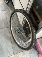 26” Silver Front Wheel Mtb Mountain Bike Disc Hub & Tyre 26 X 1.95