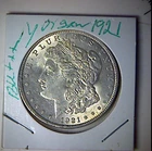 1921 US Morgan Silver Dollar $1 - BU