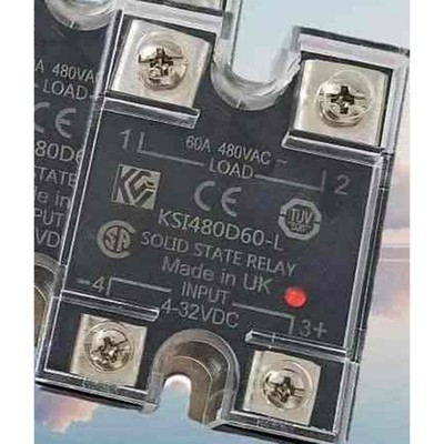 one new KUDOM KSI480D60-L 60A 480VAC solid-state relay Free shipping
