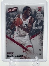 Panini 2016-17 Day Rookie Pascal Siakam #62 Serial Numbered /50 Raptors NBA Card. rookie card picture