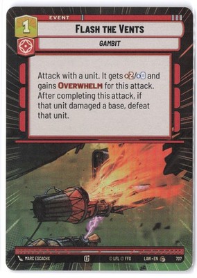 Flash the Vents (Hyperspace Foil) 707 NM Foil A Lawless Time