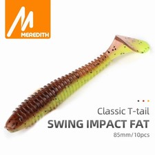 Meredith Fat Swing Impact Soft Swimbaits – 3.35 in 5.5g – 10pcs