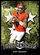 2018 Leaf Draft Field Generals Kurt Benkert Rookie NCAA #FG-05