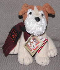 Russ Luv Pets Trixie Plush Dog Stuffed Animal 6 Inch Brown White Terrier NEW