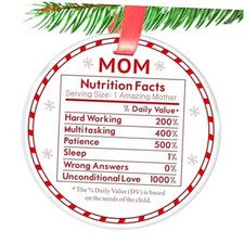 Funny Christmas Ornament Gifts for Mom- Mom Gifts from Daughter Son- Mother