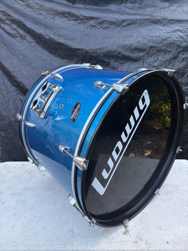 Ludwig Accent Combo Super Kick 2 Combo Bass Drum 22x18” Blue Sparkle