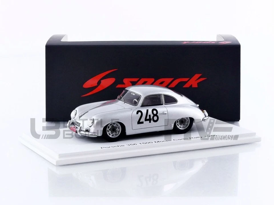 SPARK 1/43 - PORSCHE 356 1500 - RALLYE MONTE CARLO 1955 S6137 - Photo 1/1