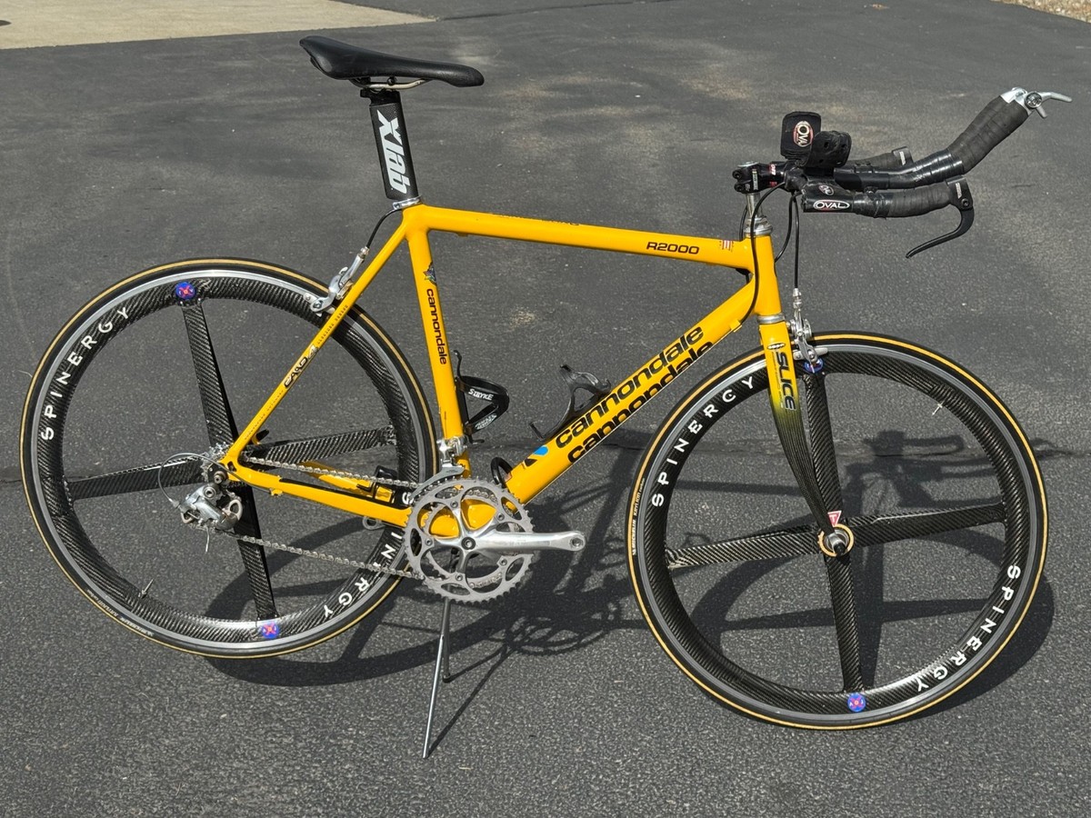 Cannondale R2000 Spinergy X Rev Carbon Wheels Tri Bike | eBay