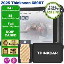ThinkScan 689BT Bidirectional Scanner Full System Diagnostic Tool CANFD DOIP FCA